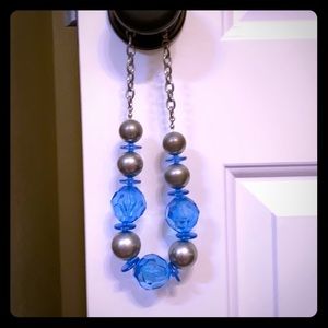 SOLD 
Versona, Blue Beaded Necklace